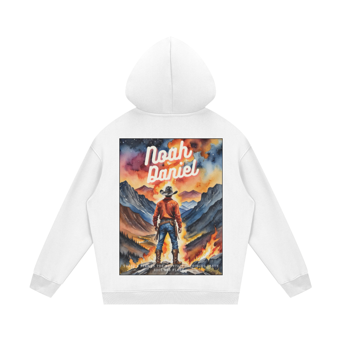 Fire In The Mountain Fleece Hoodie