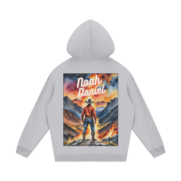Fire In The Mountain Fleece Hoodie