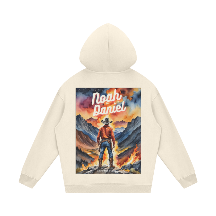 Fire In The Mountain Fleece Hoodie