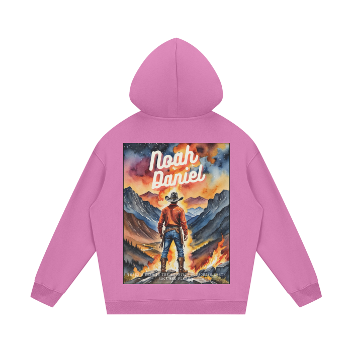 Fire In The Mountain Fleece Hoodie
