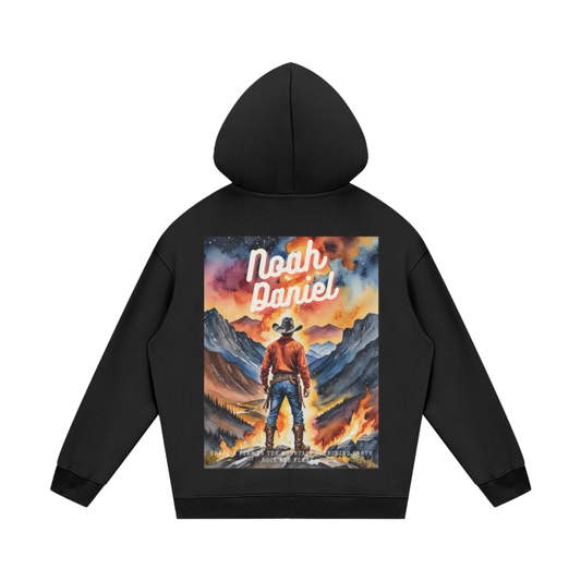 Fire In The Mountain Fleece Hoodie